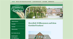 Desktop Screenshot of gutshof-eucken.com