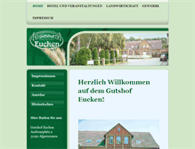 Tablet Screenshot of gutshof-eucken.com